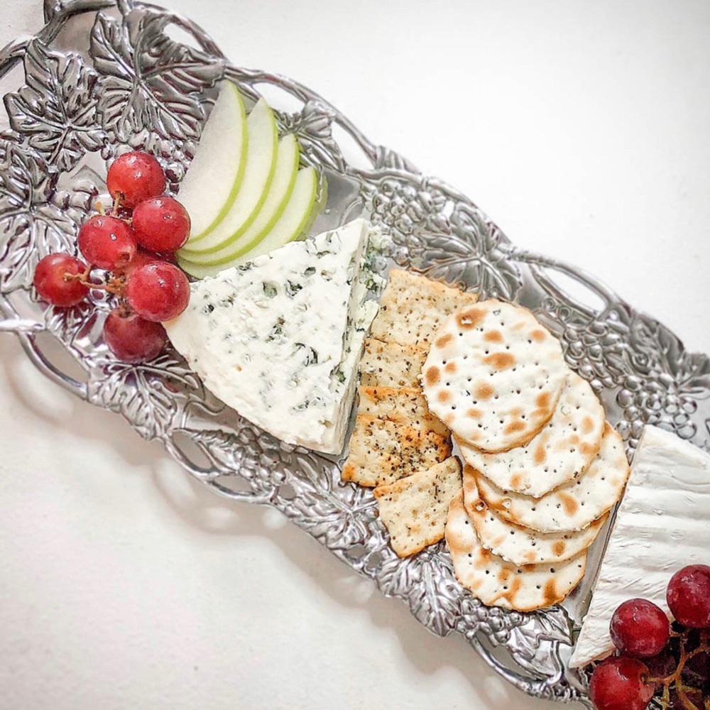 🍇Grape Oblong Tray by Arthur Court